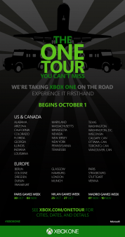 Xbox One Tour Poster