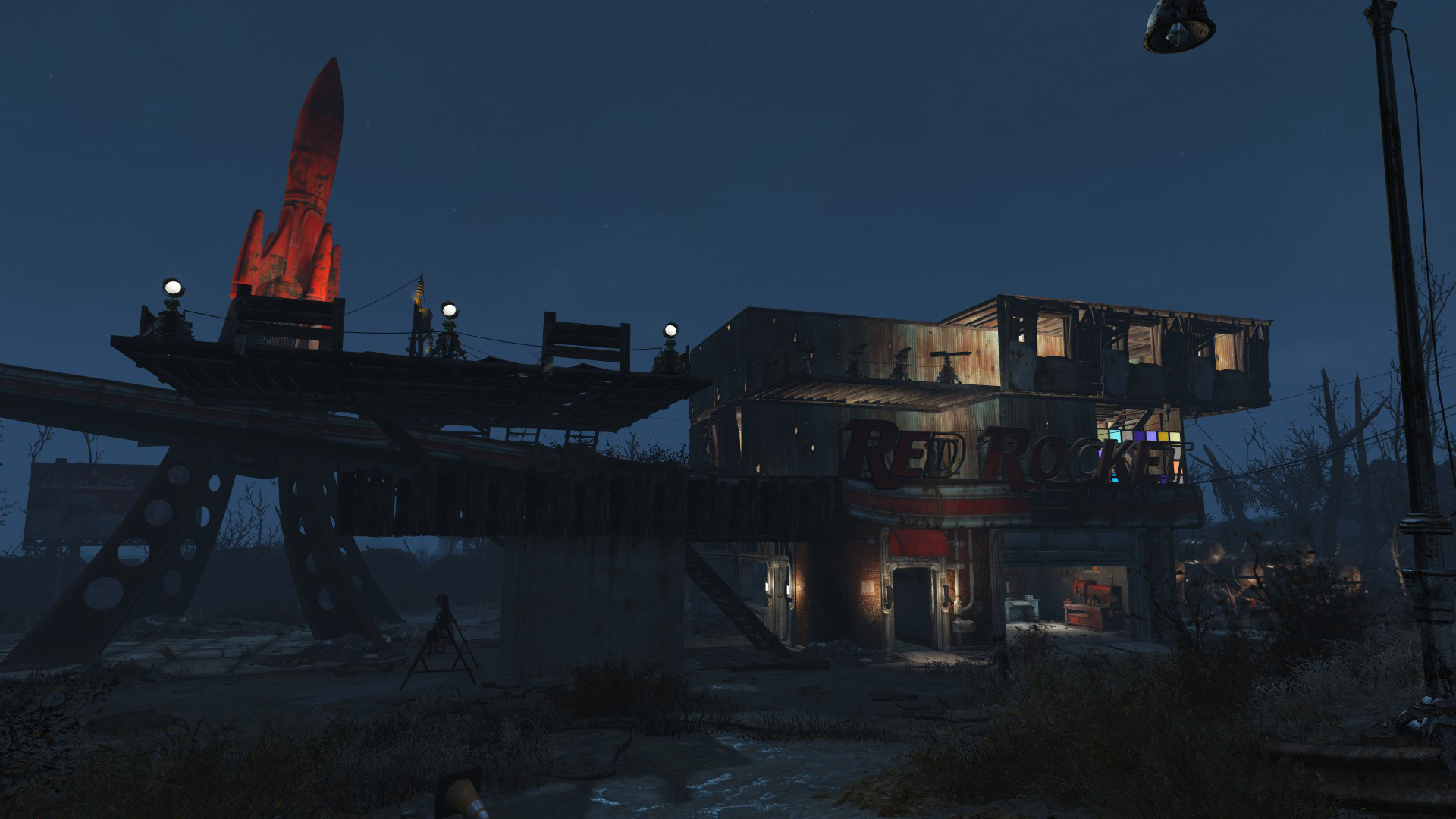 Fallout 4 сигнал бедствия стоянка грузовиков красная ракета фото 82