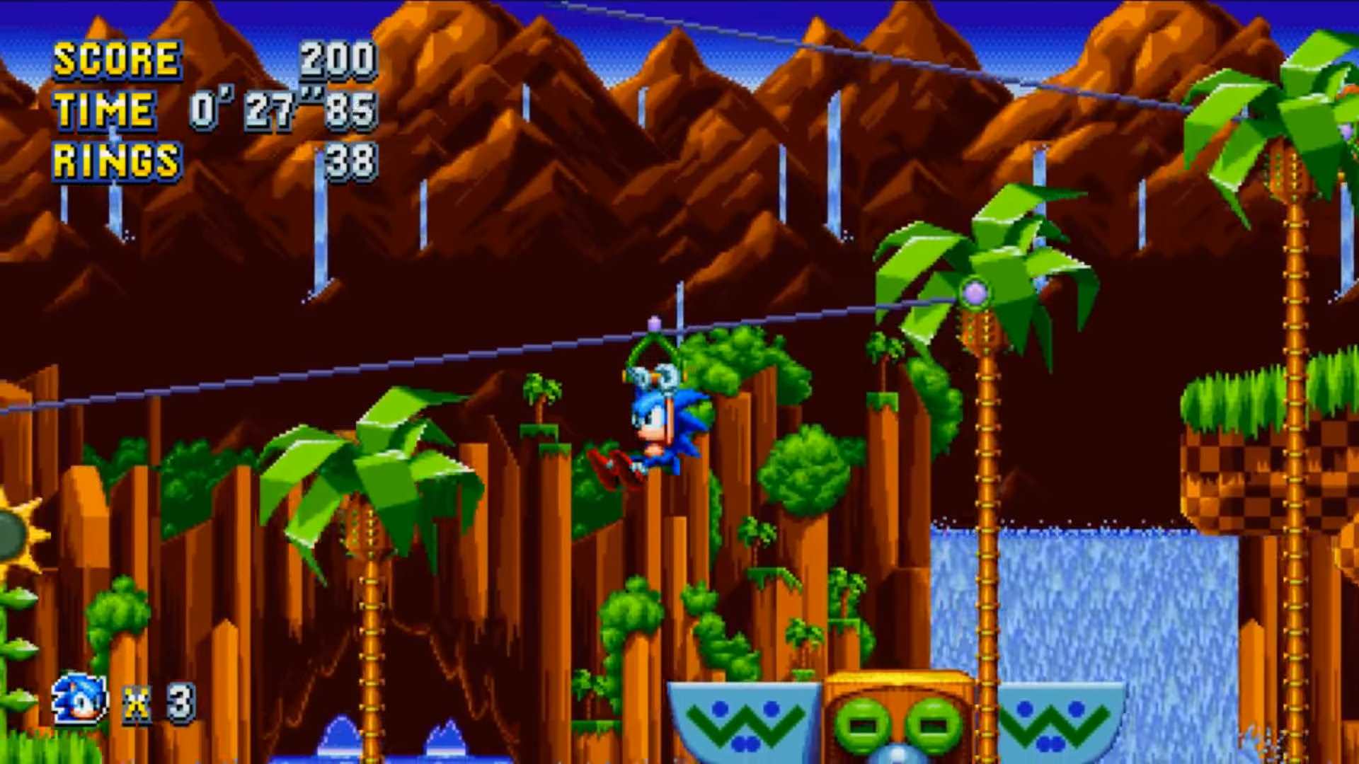 Sonic Mania Gameplay: Green Hill Zone Act 2 - PAX East - IGN