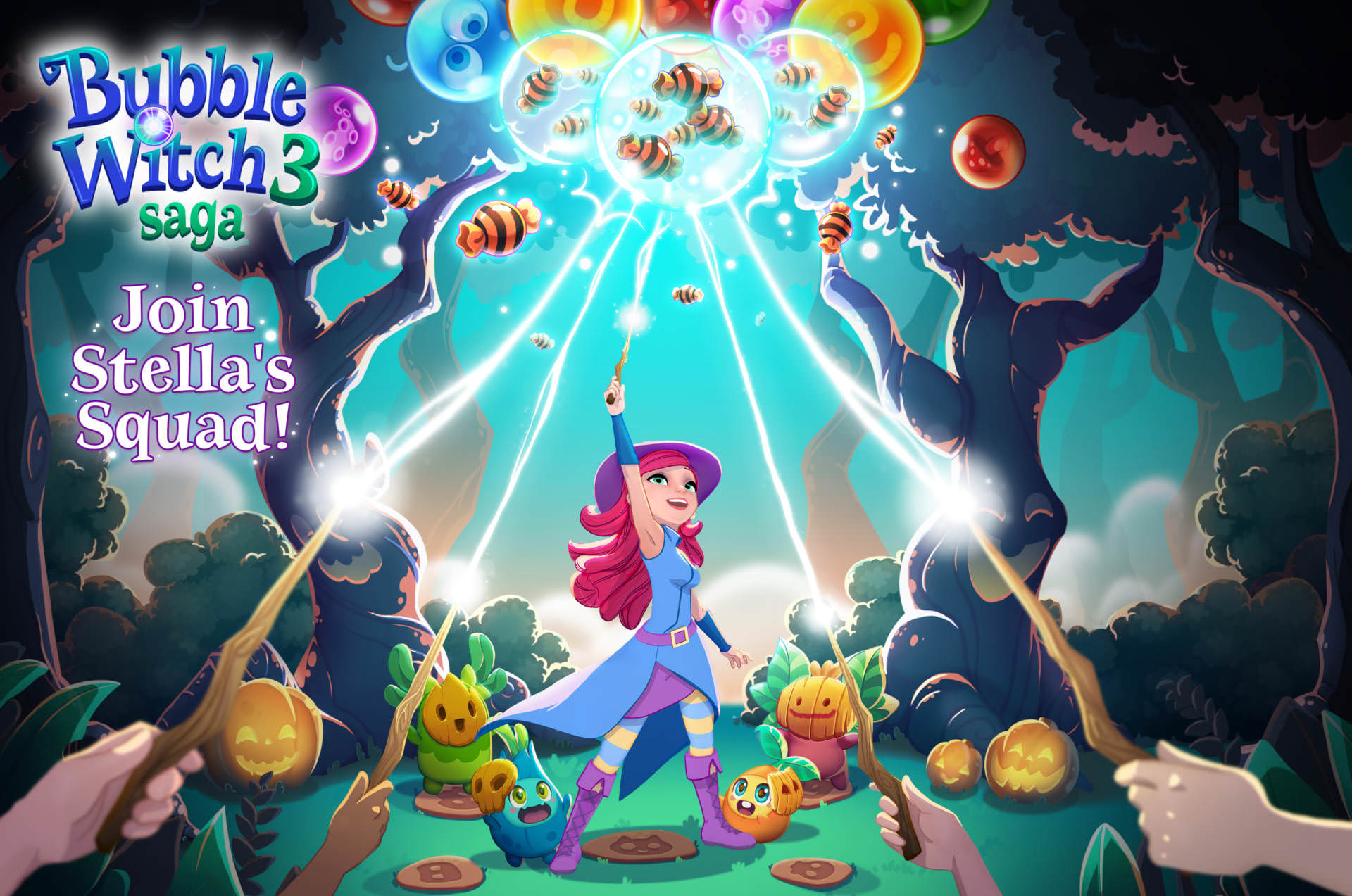 duo bubbles in bubble witch saga 3