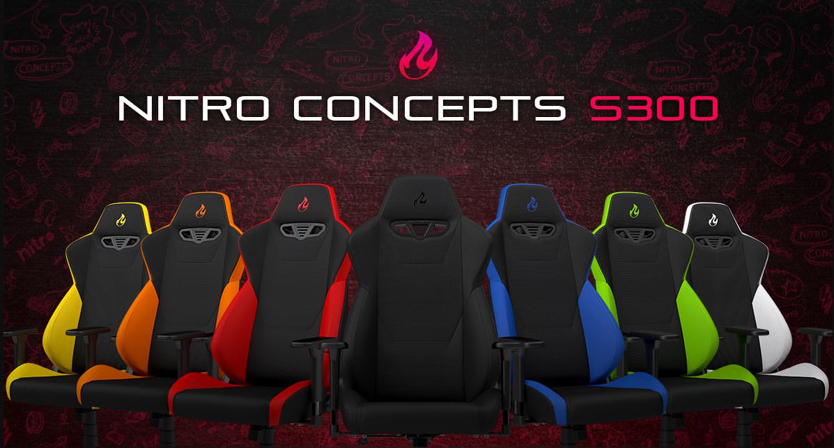 Nitro Concepts S300 Gaming Chair Available To Buy On Overclockers Vgu