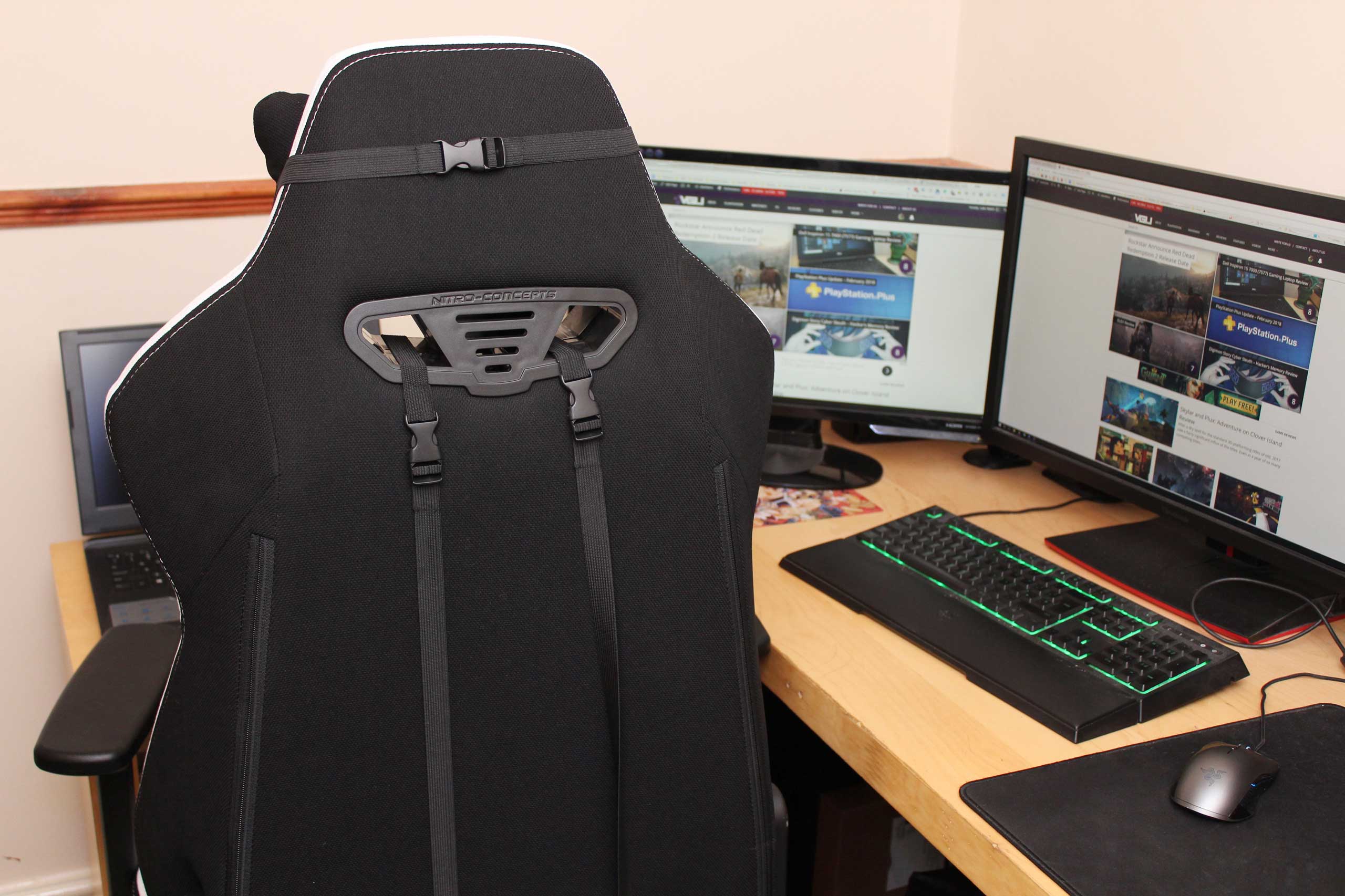 Nitro Concepts S300 Fabric Gaming Chair Review Vgu