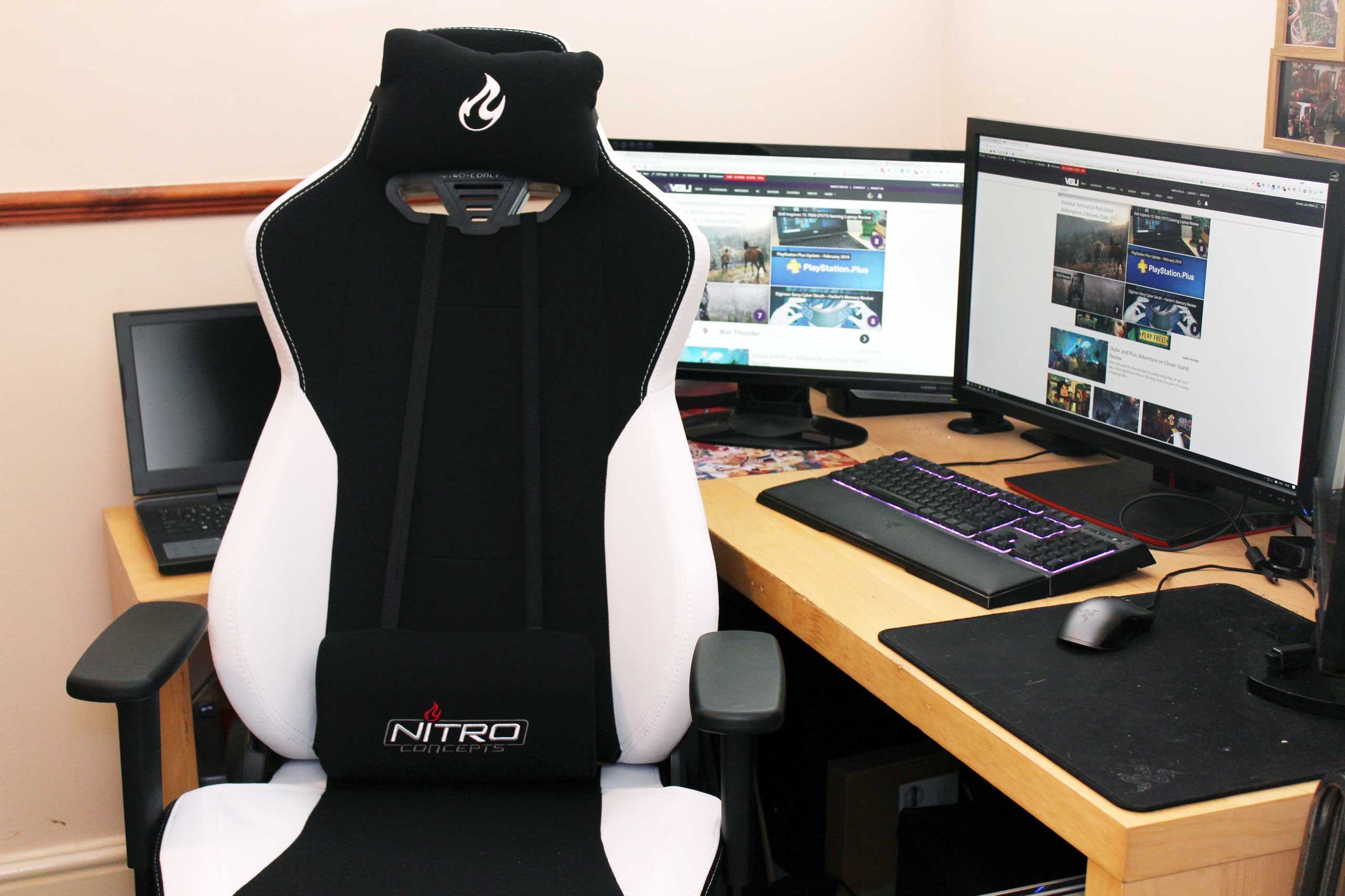 Nitro Concepts S300 Fabric Gaming Chair Review Vgu